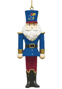 Kansas Jayhawks Nutcracker Ornament - Crimson