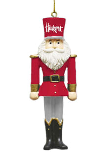 Red Nebraska Cornhuskers Nutcracker Ornament