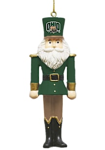 Ohio Bobcats Nutcracker Ornament - Green
