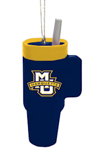 Marquette Golden Eagles Colossal Ornament - Blue