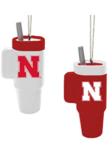 Red Nebraska Cornhuskers Colossal Ornament