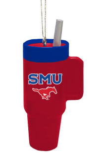 SMU Mustangs Colossal Ornament - Red