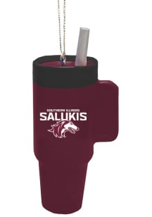 Southern Illinois Salukis Colossal Ornament - Maroon