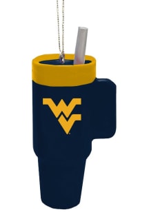 West Virginia Mountaineers Colossal Ornament - Gold
