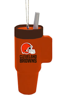 Cleveland Browns Colossal Ornament - Orange