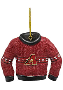 Arizona Diamondbacks Ugly Sweater Ornament - Red