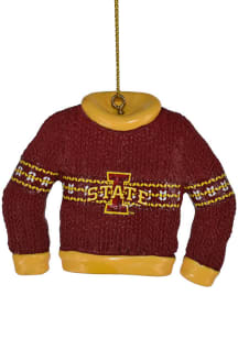 Iowa State Cyclones Ugly Sweater Ornament - Cardinal