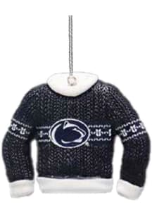 Blue Penn State Nittany Lions Ugly Sweater Ornament