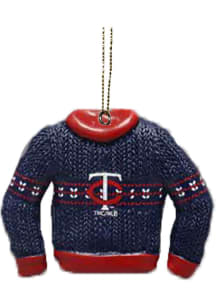 Minnesota Twins Ugly Sweater Ornament - Red