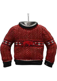Arkansas Razorbacks Ugly Sweater Ornament