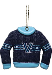 Villanova Wildcats Ugly Sweater Ornament - Blue