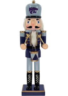 Purple K-State Wildcats 14&quot; Nutcracker Decor