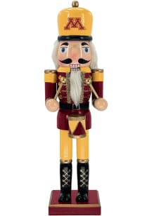 Maroon Minnesota Golden Gophers 14&quot; Nutcracker Decor