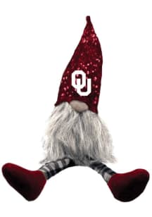 Oklahoma Sooners Shelf Sitter Gnome Decor