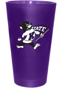 Purple K-State Wildcats 16 oz Color Frosted Pint Glass