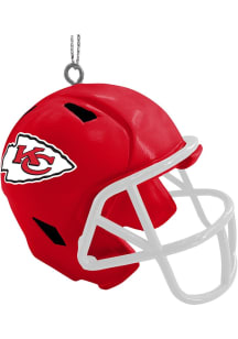 Kansas City Chiefs 3D Football Helmet Ornament - Red