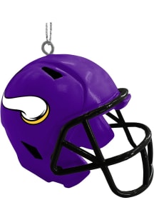 Minnesota Vikings 3D Football Helmet Ornament - Purple