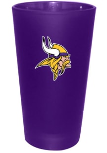 Minnesota Vikings 16 oz Frosted Color Logo Pint Glass