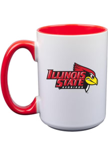 Illinois State Redbirds 15oz Ceramic Ceramic Mug - White