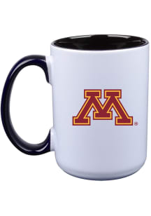 White Minnesota Golden Gophers 15oz Ceramic Mug