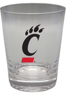 Red Cincinnati Bearcats 15oz Color Logo Rock Glass