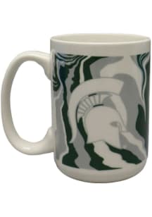 Green Michigan State Spartans 15oz Ceramic Mug