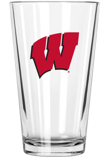 Cardinal Wisconsin Badgers 16oz Pint Color Pint Glass