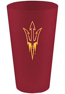 Arizona State Sun Devils 16oz Frosted Pint Color Pint Glass - Maroon