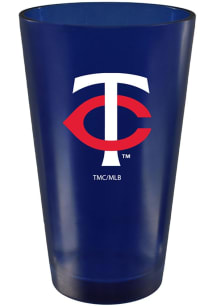 Minnesota Twins 16oz Frosted Pint Color Pint Glass - Navy Blue