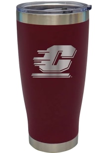 Central Michigan Chippewas 20oz Stainless Steel Etched Stainless Steel Tumbler - Maroon