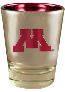 Silver Minnesota Golden Gophers 2oz Silver Electroplated Shot Glass