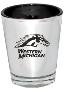 Silver Western Michigan Broncos 2oz Silver Electroplated Shot Glass