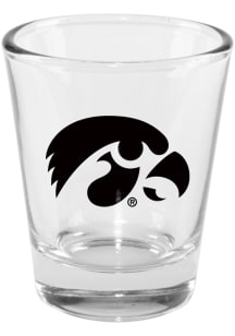 Black Iowa Hawkeyes 2oz Glass Shot Glass