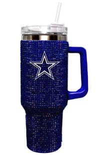 Dallas Cowboys Bling 40 oz Stainless Steel Tumbler - Navy Blue