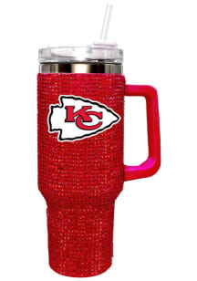 Kansas City Chiefs 40oz Bling Stainless Steel Tumbler - Red