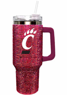 Red Cincinnati Bearcats Bling 40 oz Stainless Steel Tumbler