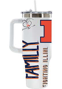Illinois Fighting Illini 40oz Loco Colossal Stainless Steel Tumbler - Orange