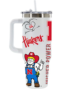 Nebraska Cornhuskers 40oz Loco Colossal Stainless Steel Tumbler - Red