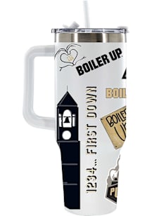 Purdue Boilermakers 40oz Loco Colossal Stainless Steel Tumbler - Gold