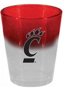 Red Cincinnati Bearcats 2oz Ombre Shot Glass