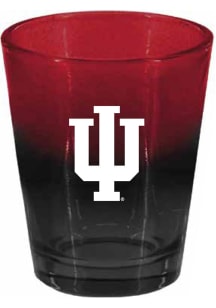 White Indiana Hoosiers 2oz Ombre Shot Glass