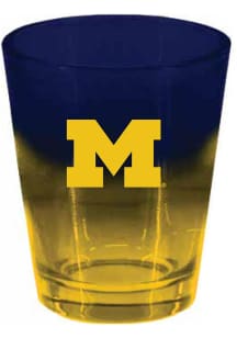 Yellow Michigan Wolverines 2oz Ombre Shot Glass