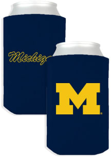 Yellow Michigan Wolverines 4 Pack Coolie