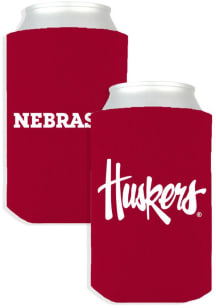 Red Nebraska Cornhuskers 4 Pack Coolie