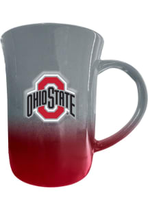Red Ohio State Buckeyes 15oz 3D Ombre Ceramic Mug