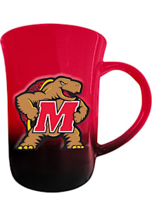 Red Maryland Terrapins 15oz 3D Ombre Ceramic Mug
