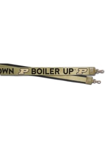 Hailey 2in Wide Purdue Boilermakers Womens Purse Strap - Gold