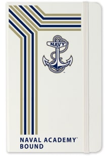 Navy Midshipmen School Bound team logo Notebook and Folder - White
