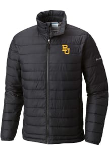 Mens Baylor Bears Columbia Mens Powder Lite Heavyweight Jacket - Black
