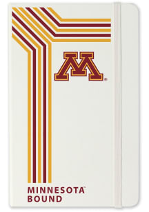 White Minnesota Golden Gophers School Bound team logo Notebook and Folder